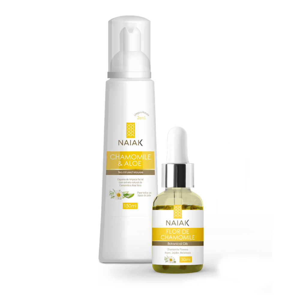 Frascos de Chamomile & Aloe e Flor de Chamomile