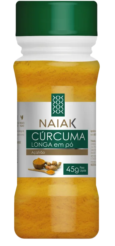 Pote de Cúrcuma Longa Naiak 45 g