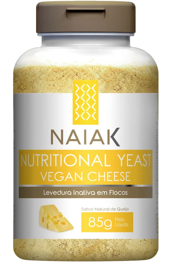 Pote de Nutritional Yeast Vegan Cheese Naiak 85 g