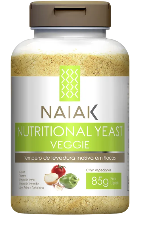 Pote de Nutritional Yeast Veggie Naiak 85 g